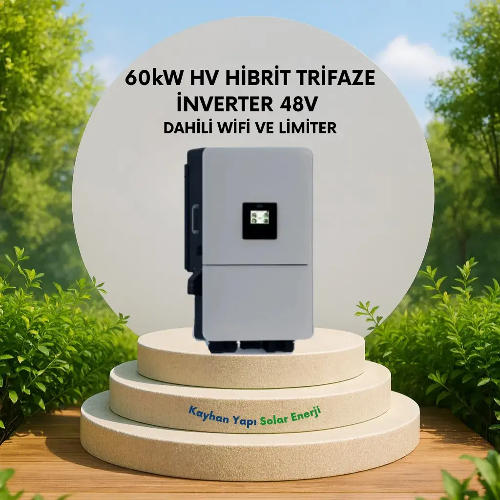 Hibrit On-Grid İnverter 60kW Trifaze HV