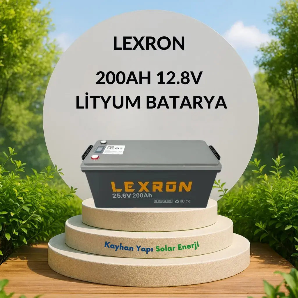 Lityum Batarya 200Ah 25.6V LiFePO4