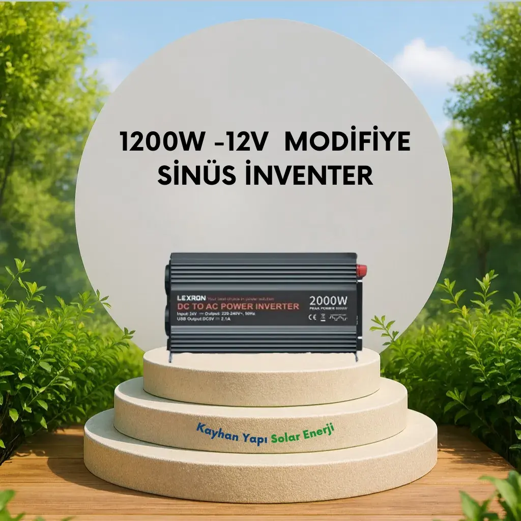 Modifiye Sinüs İnverter 1200W 12V