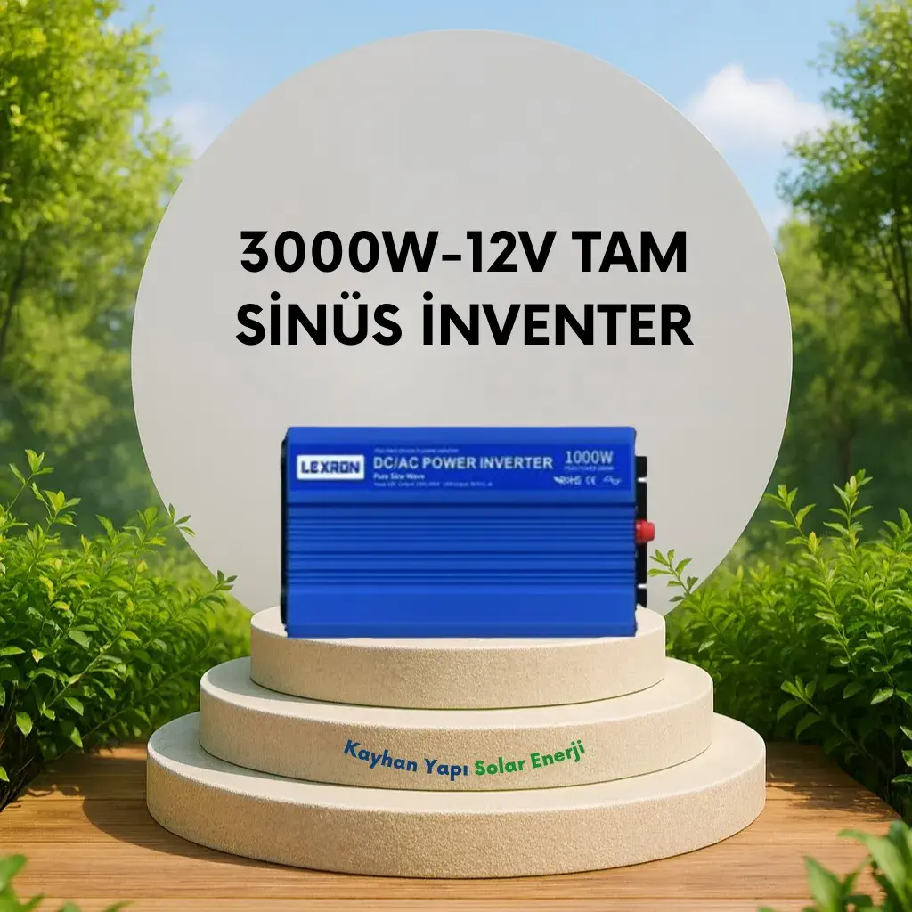 Tam Sinüs İnverter 3000W 12V
