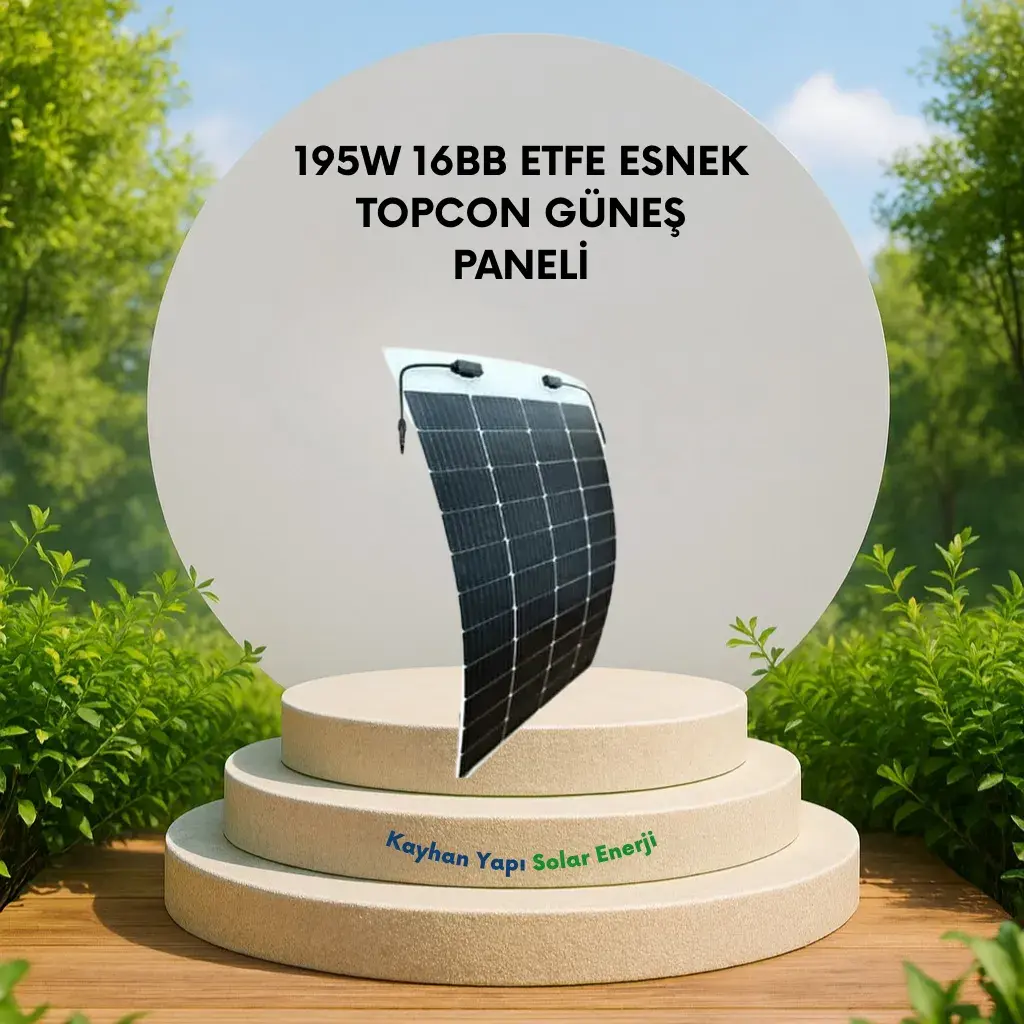 TOPCon Esnek Güneş Paneli 195W